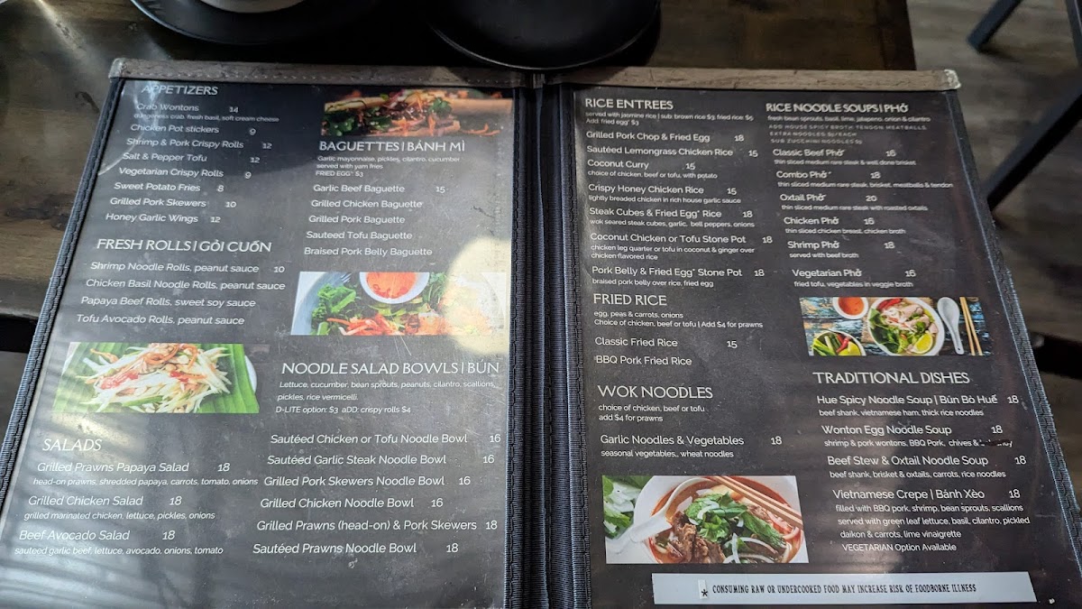 Papaya Renton Landing Menu - Image 1